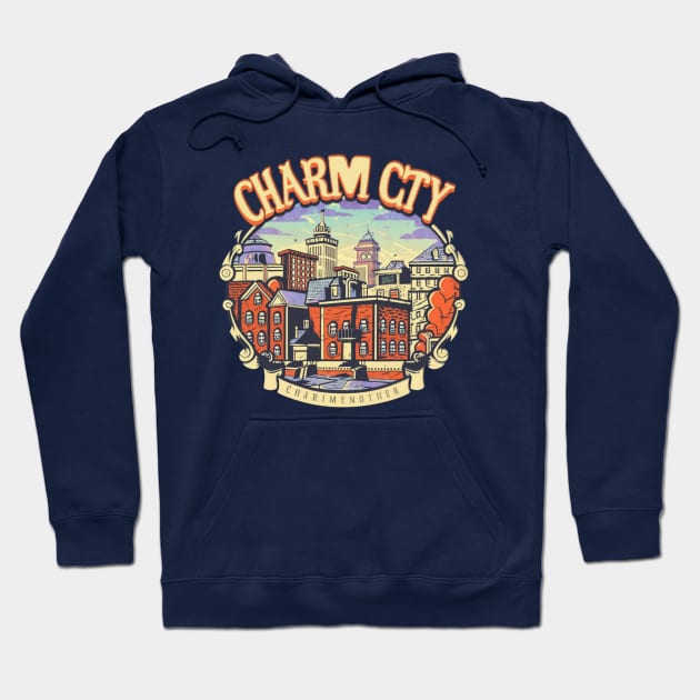 Charm city Hoodie by Ridzdesign